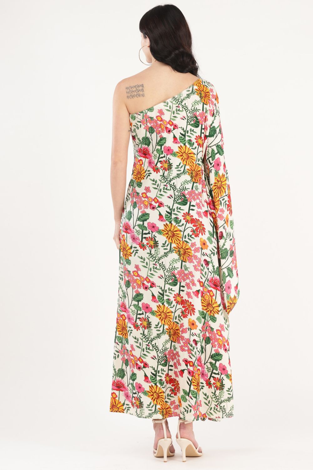 Amelia Floral Kaftan Dress