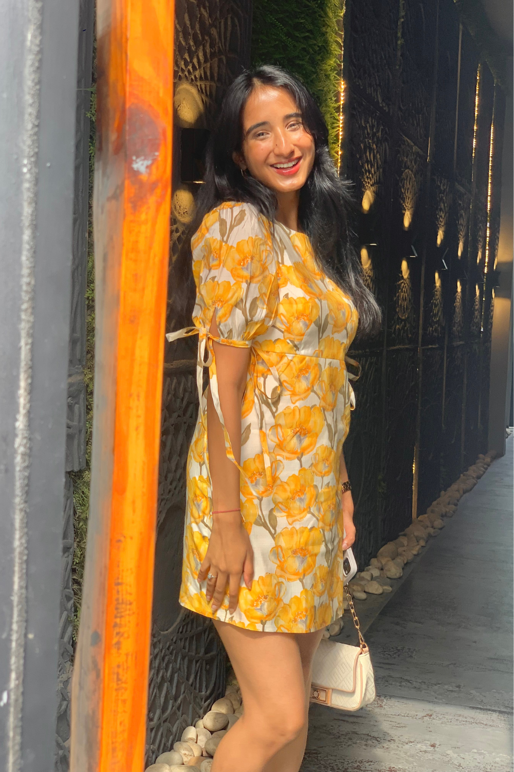 Yellow Flower Dress