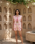 Printed Pink Palm 3 Piece Rhina Co-ord Set