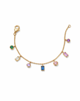 Geometric Gemstone Bracelet