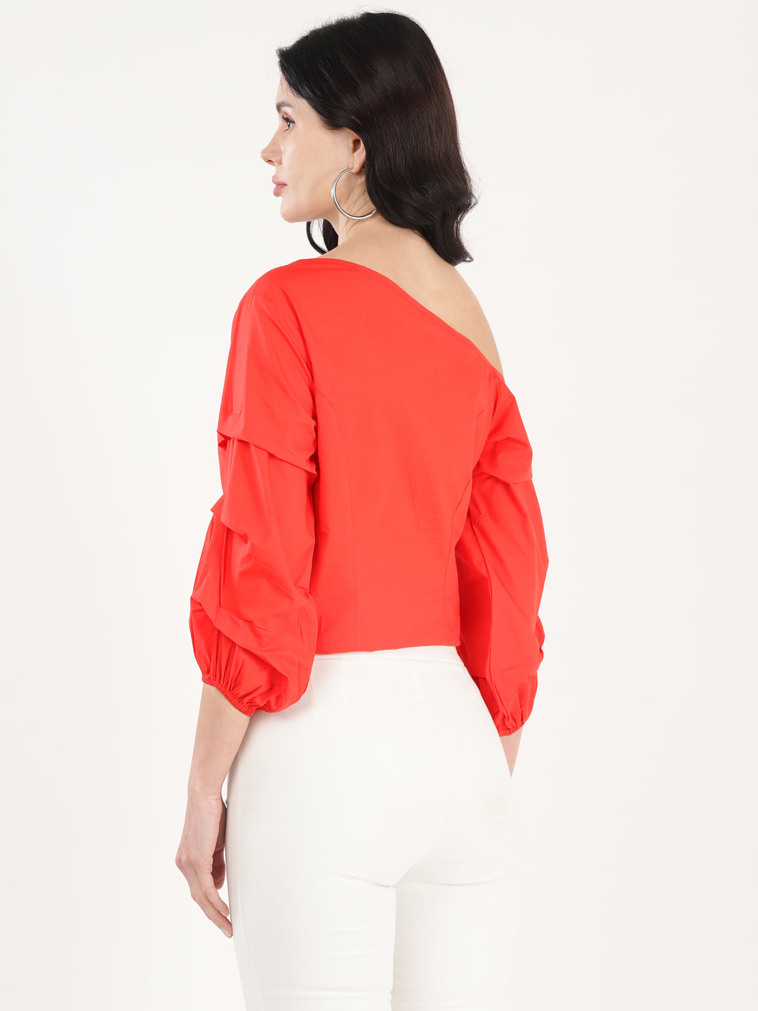 Paprika One Shoulder Top
