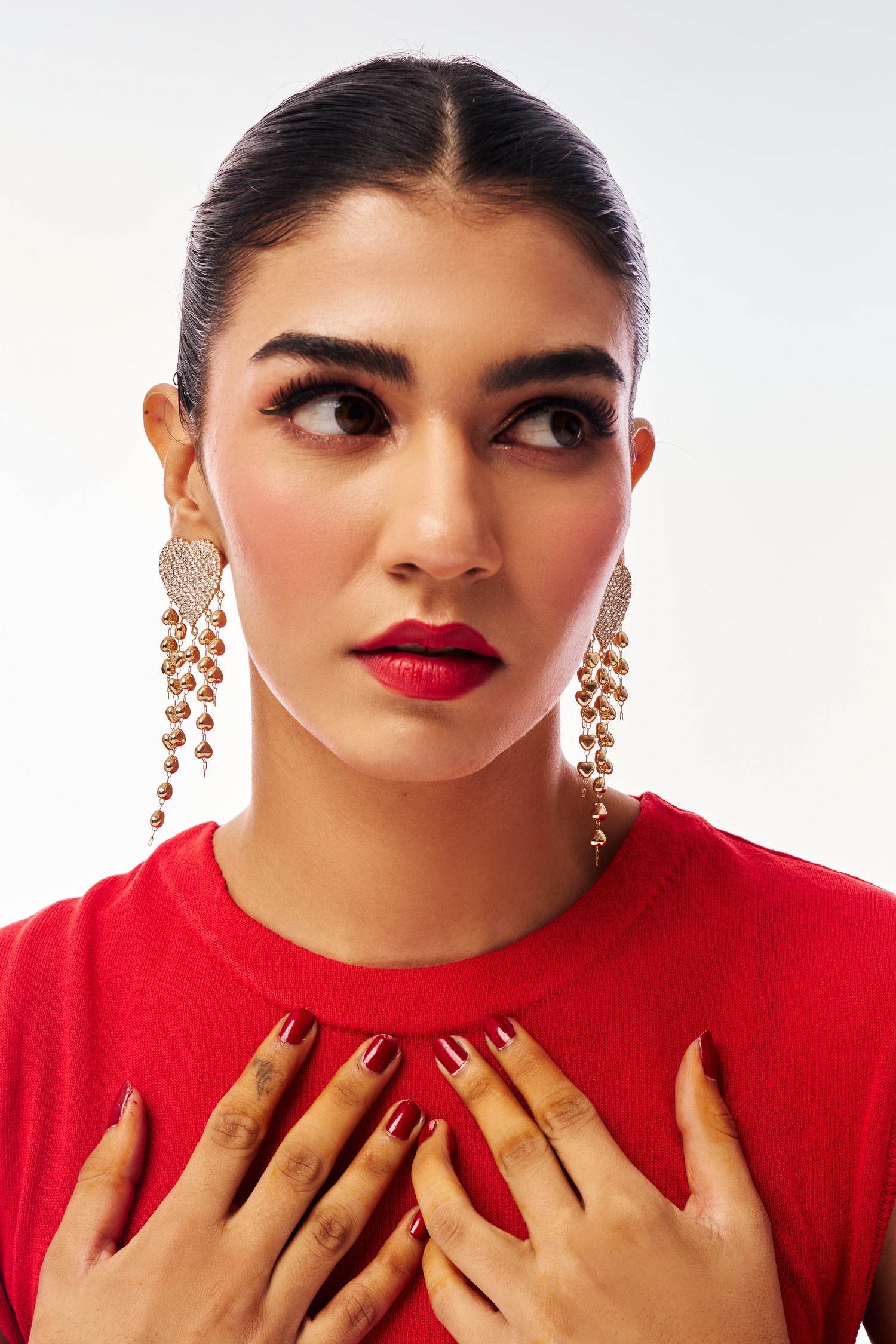 Glam At Heart Earrings