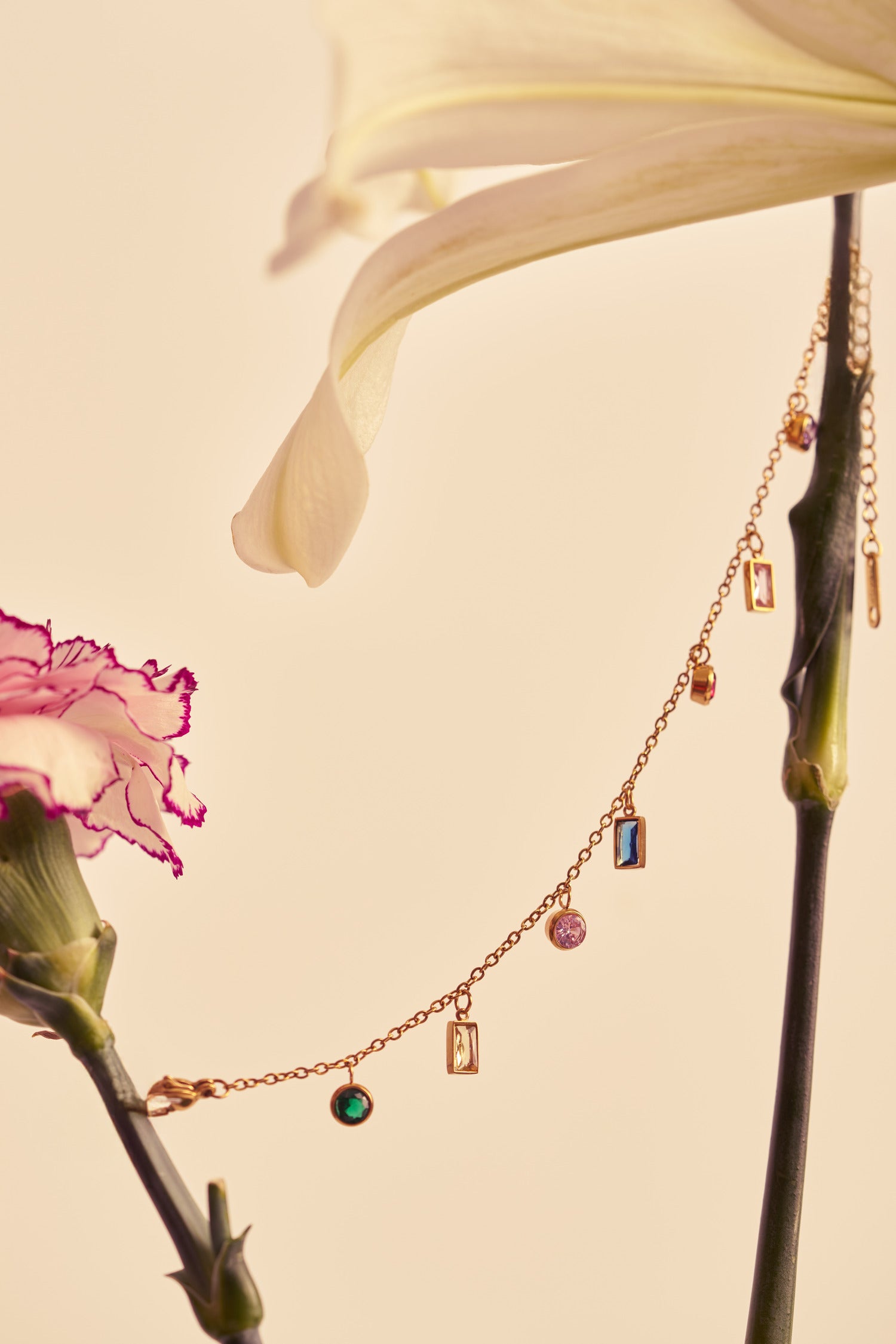 Geometric Gemstone Bracelet