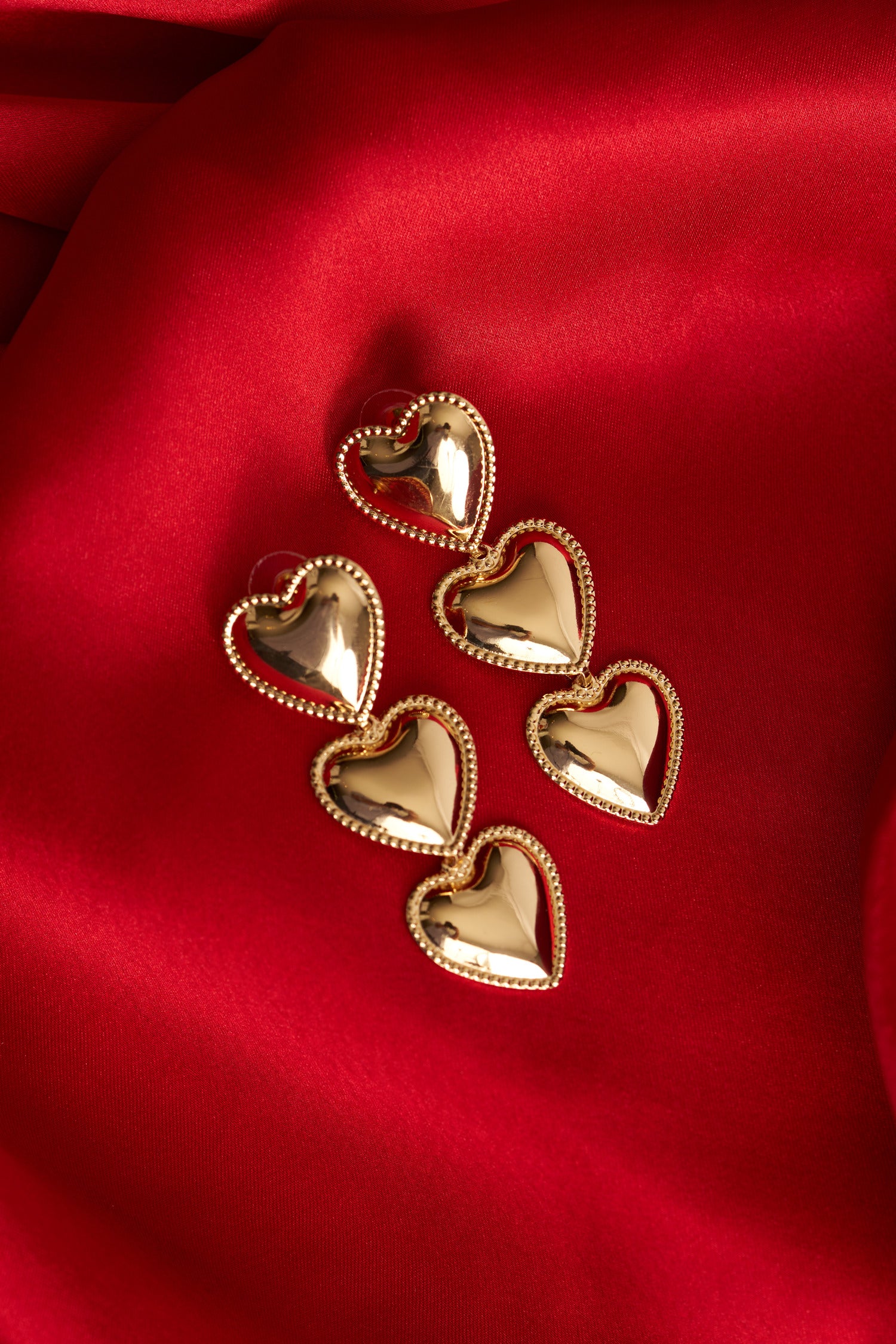 Trio-Heart Earrings