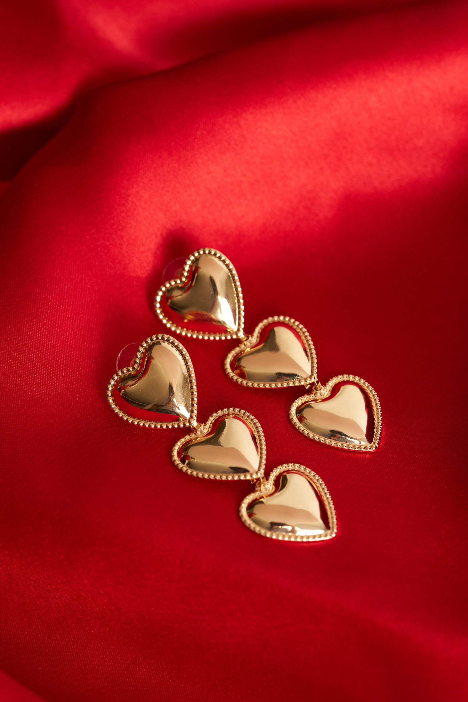 Trio-Heart Earrings