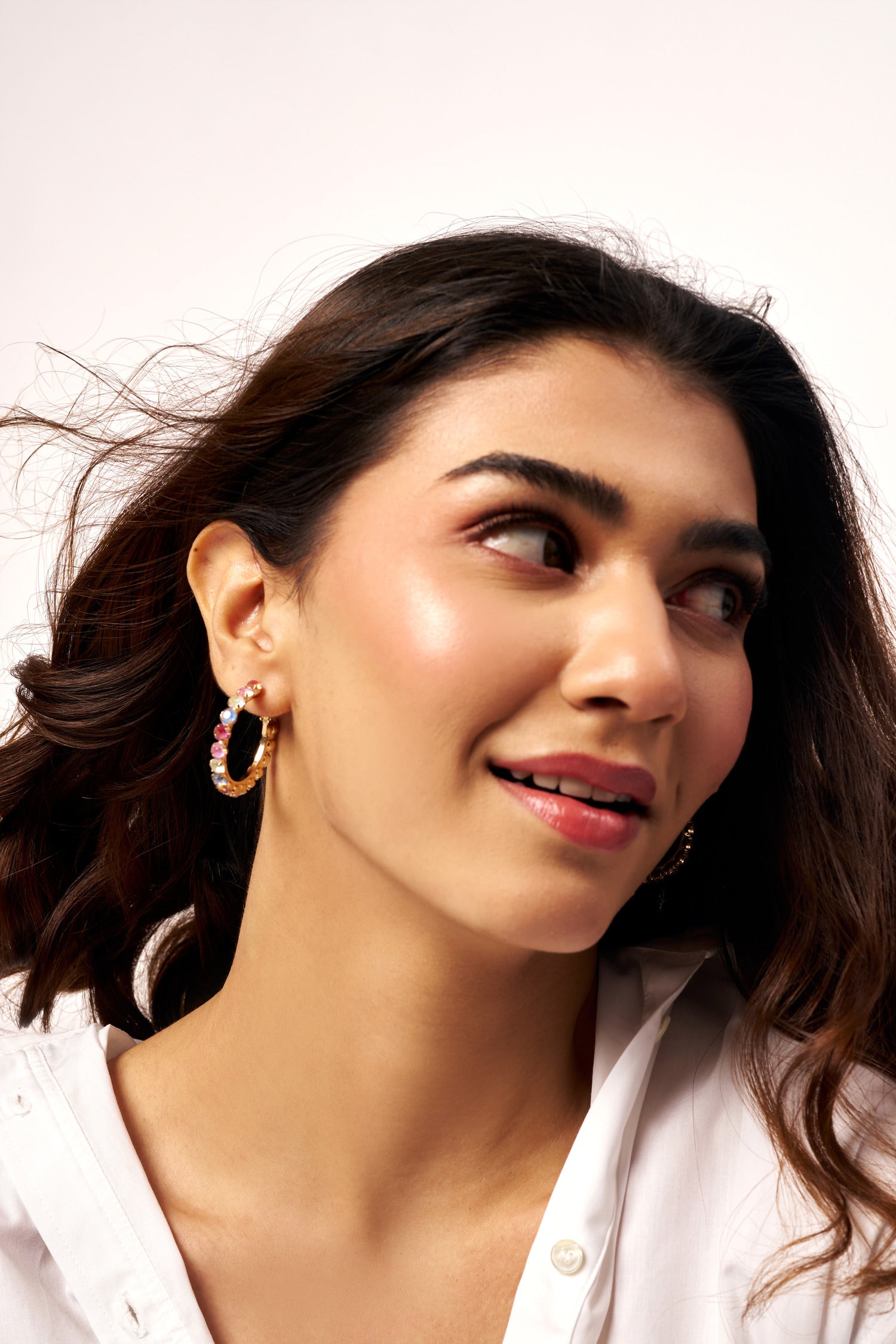 Sunset Sparkle Hoops