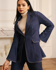 Women Denim Blazer Co-ord Set Debra