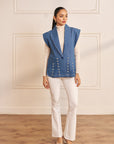 Women Denim Embellished Jacket Taylor