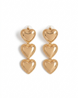 Trio-Heart Earrings