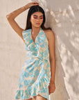 Sage Halter Dress