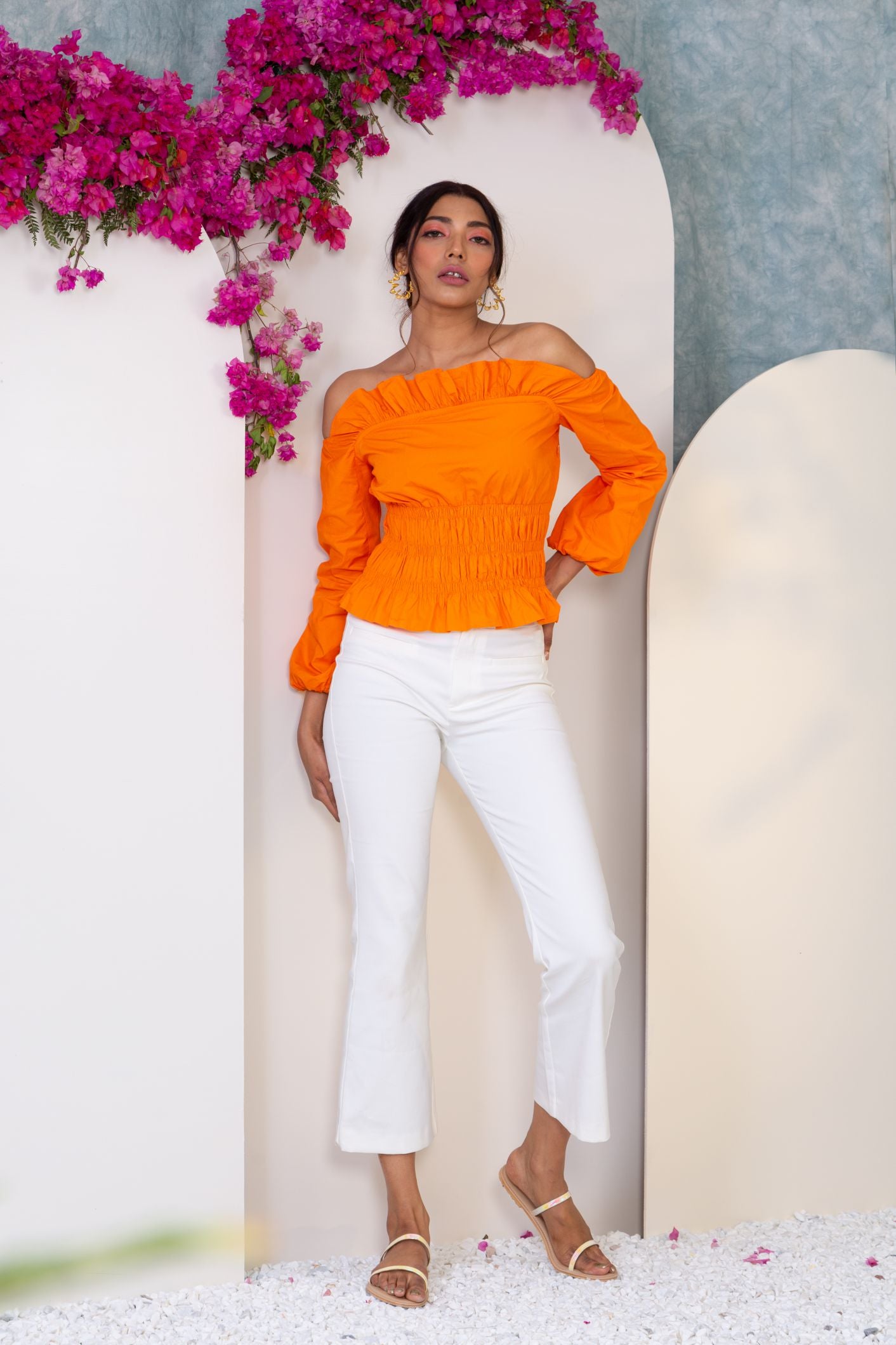 Sunflower Off Shoulder Top