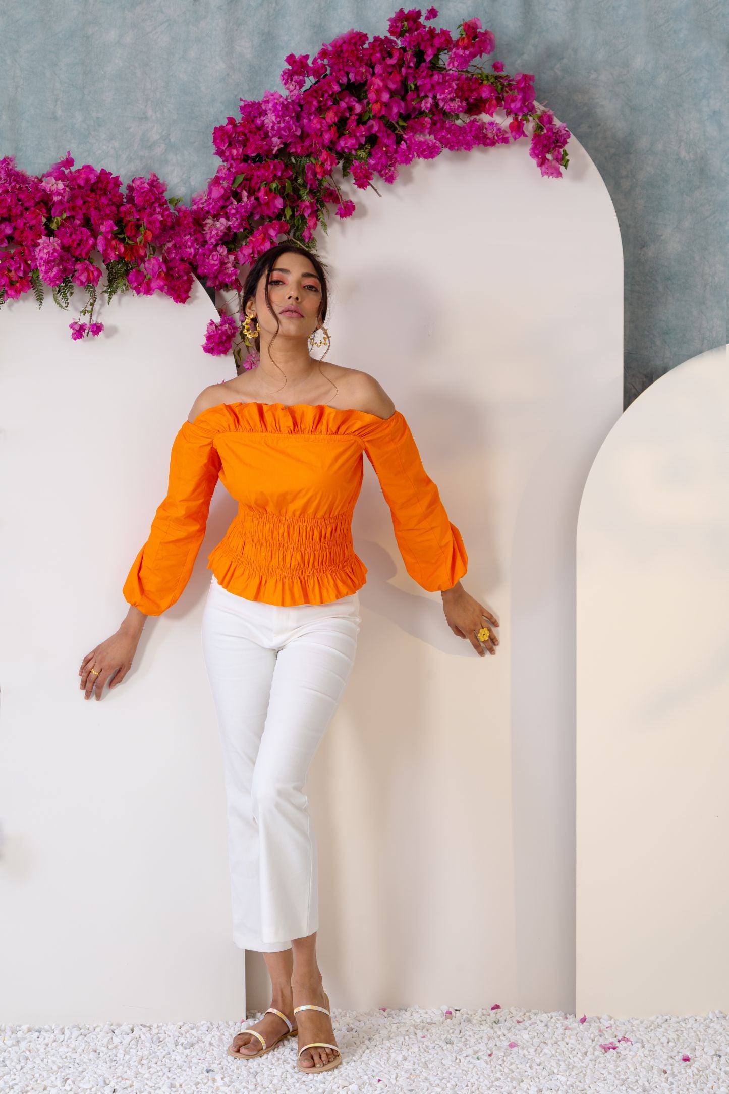 Sunflower Off Shoulder Top