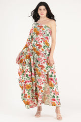 Amelia Floral Kaftan Dress