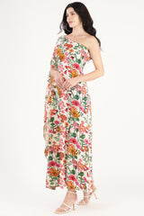 Amelia Floral Kaftan Dress