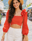 DRAGONFLY TOP (RED)