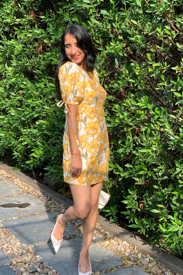 Yellow Flower Dress