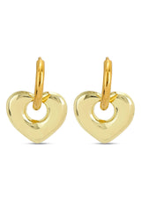 Heart Of Gold Earrings