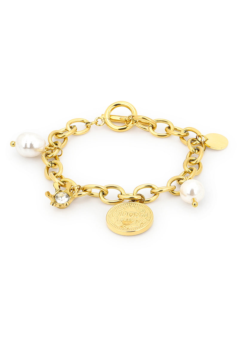 Golden Charms Bracelet