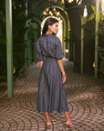 Women 100% Cotton Striped Denim Shirt & Skirt Co-ord Set (Rylie Co-ord Set)