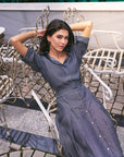 Women 100% Cotton Striped Denim Shirt & Skirt Co-ord Set (Rylie Co-ord Set)