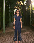 Women Denim Embroidered Jumpsuit (Elle Jumpsuit)