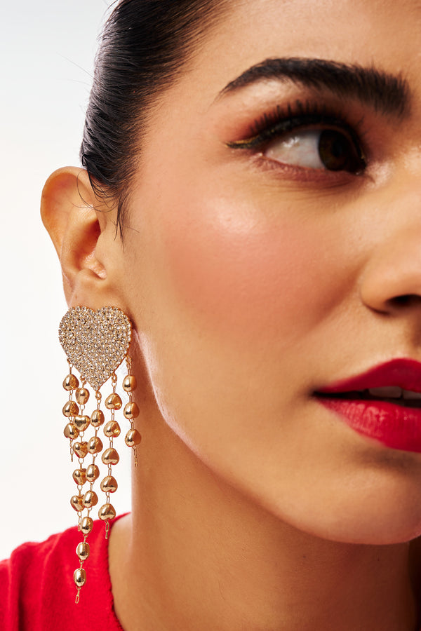 Glam At Heart Earrings