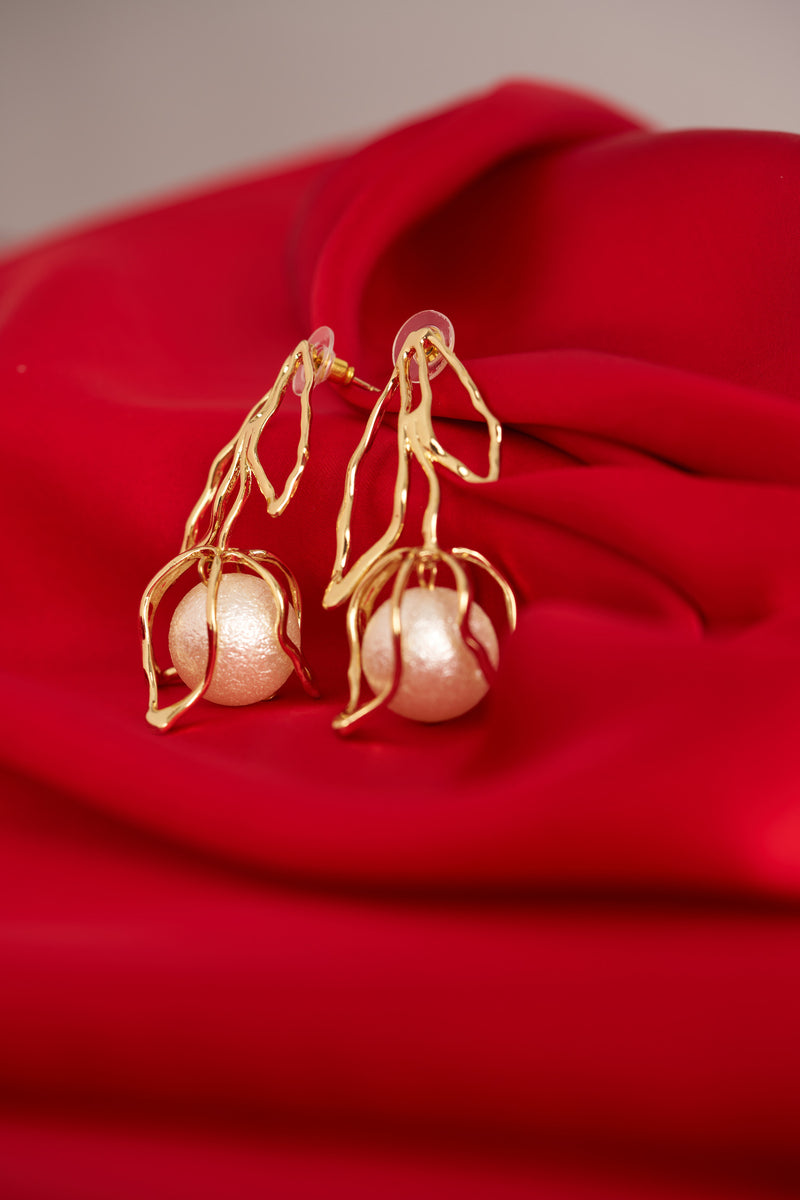 Inverted Lily Earrings