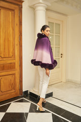 Amber Faux Fur Cape