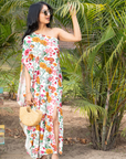 Amelia Floral Kaftan Dress