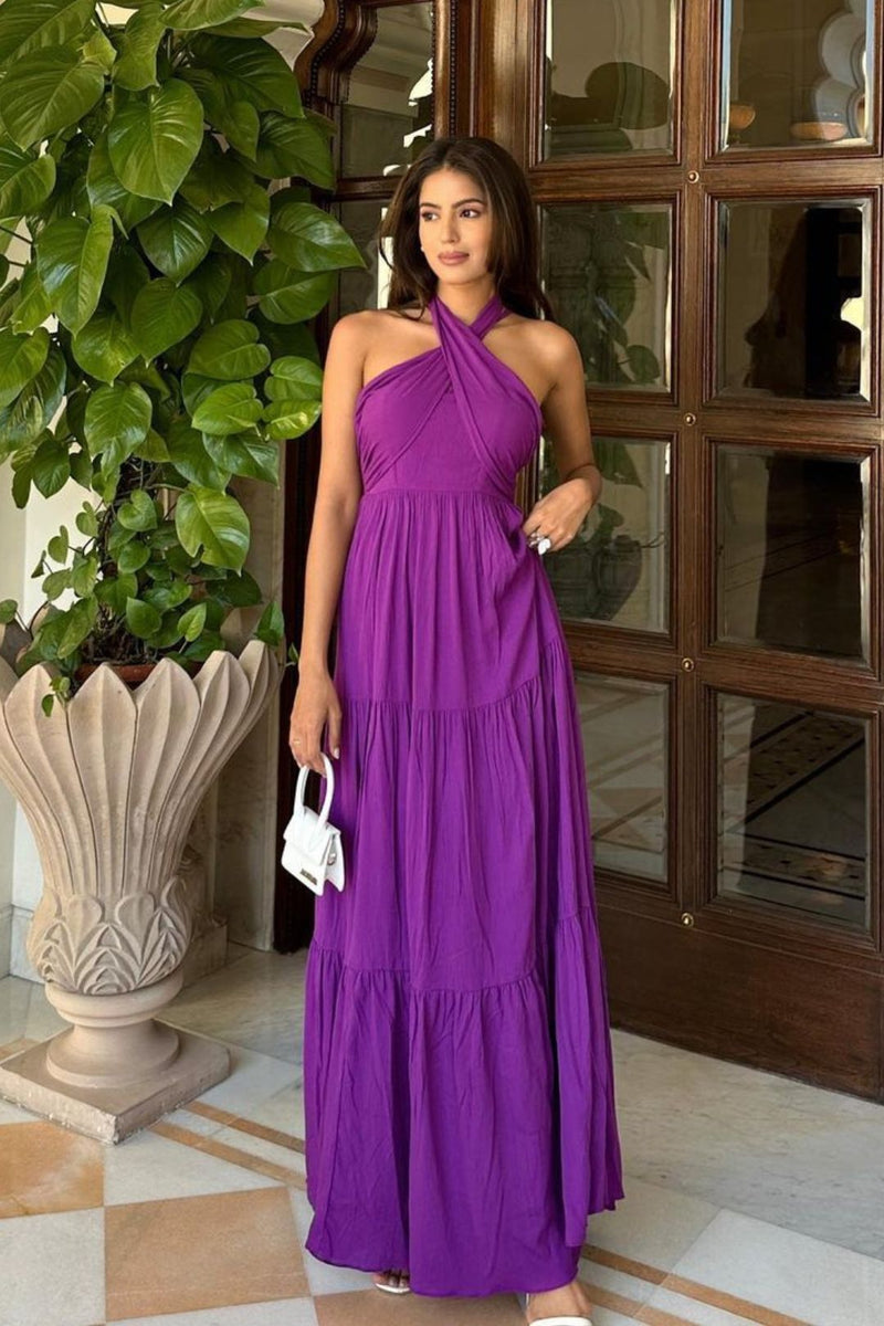 SONAL KUKREJA IN CROSSOVER MAXI DRESS