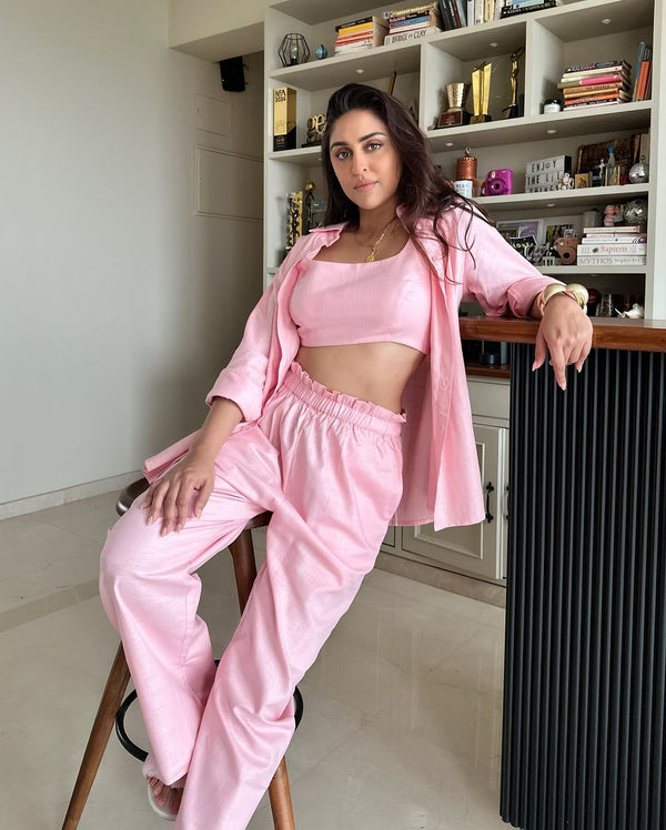 KRYSTLE DSOUZA IN COTTON CANDY SET