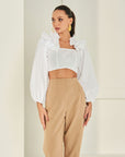 DRAGONFLY TOP (WHITE)