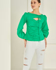 EMILY TOP (GREEN)